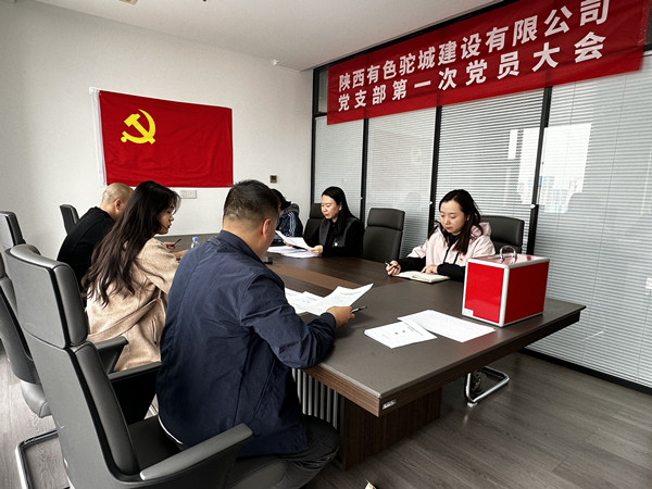 凝心聚力啟新程，有色駝城黨支部正式成立！